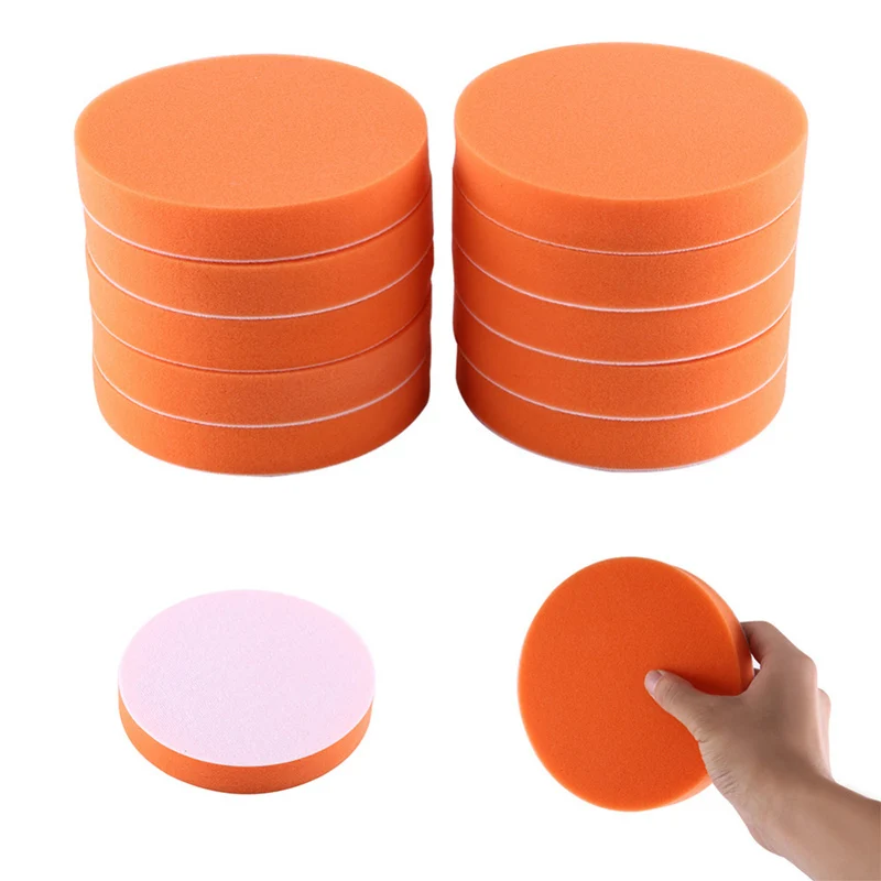 10pcs/set 6 Car Polishing Pads Sponge Buffing Waxing Pad For Car Polisher Hot
