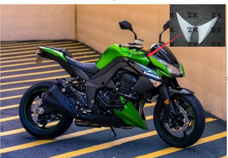 Z1000a пара мотоцикл сторона обтекателя крышка отделка кронштейн чехол для kawasaki z1000 Z1000 2010 2011 2012 2013 впрыск