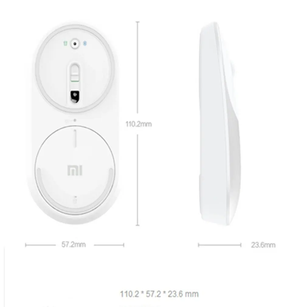 Оригинальная Xiaomi mi беспроводная мышь портативные игровые мыши Alu mi nium Сплав ABS Материал 2,4 ГГц WiFi Bluetooth 4,0 управление подключение
