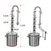 HOOLOO 22L Household Brewing Distiller Stainless Steel Vodka Brewer Distillation Machine Distiller For Moonshine Still ► Photo 2/6