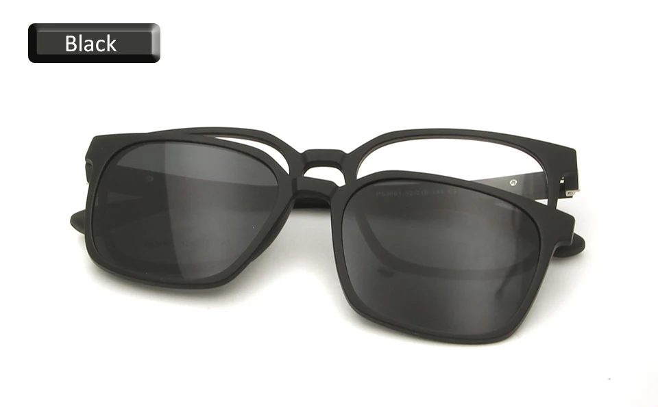 2 в 1 Mangetic прикрепляемые очки оправа оптические мужские поляризованные солнцезащитные очки Uv400 близорукость градусов по рецепту очки женские TR90