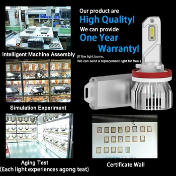 

ECAHAYAKU actual power 90W H7 car LED headlight bulbs H4 led H1 H8 H11 HB3 9005 car headlamp HB4 9006 Auto led headlight 10000LM