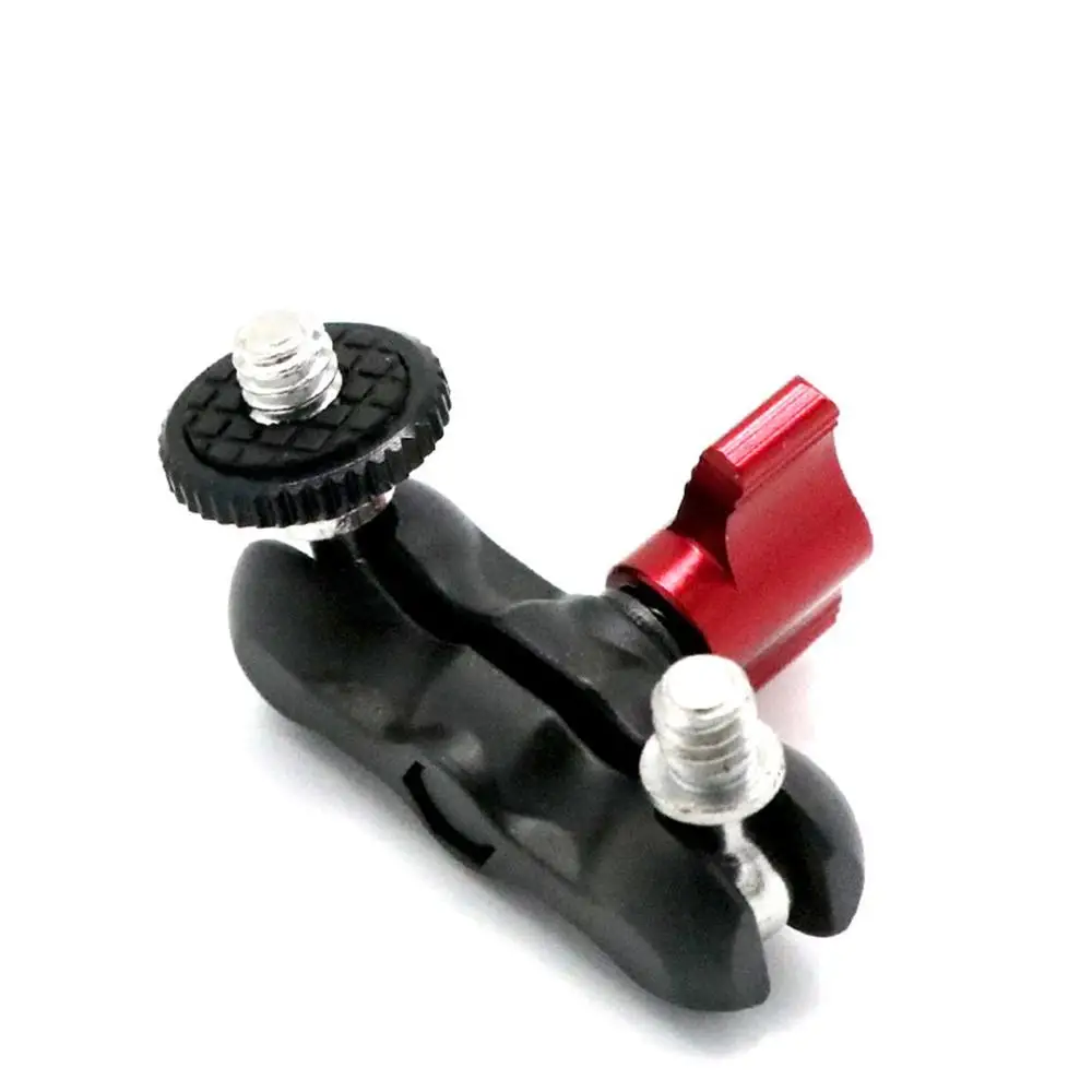 

Dual Ball Head Hot Shoe 1/4" Tripod Magic Arm Mount Adapter DSLR Camera Accessory for Monitor LED Light