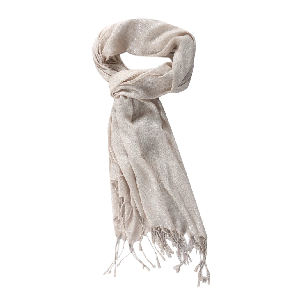 New Style Fashion Muslim Hijabs Women Long Scarf High Quality Shiny Lurex Sequins Shimmer Pleated Crinkle Hijab Scarf Shawl