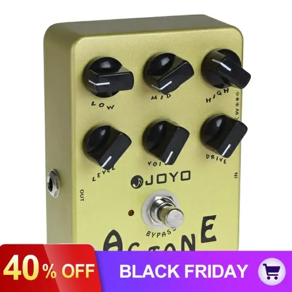 Joyo JF-13 AC Tone гитарная педаль с классическим британским звуком и Vox-AV-30