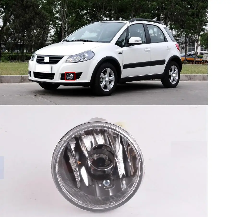 CAPQX для SUZUKI SX4 2007-2012 Aerio 2002 2003 2004 переднего бампера Туман светильник фары бег лампа