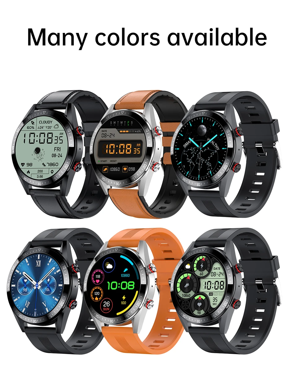 2022 New Men Smart Watch Always Display The Time Bluetooth Call Sport Music 4GB Memory Card Smartwatch For Samsung Android ios