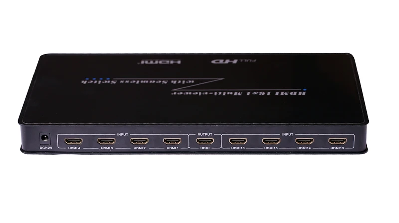 HDMI 16x1 Multiviewer бесшовные переключатель HDMI видео переключатель HDMI конвертер HD 1080P 4/8/16 системы безопасности экраны ТВ HD ТВ Дисплей 16 вход 1 выход