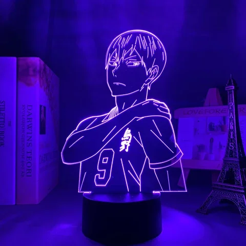 Anime Night Light Haikyuu Tobio Kageyama for Bedroom Decor Nightlight Kids Child Birthday Gift Manga 3d Lamp Kageyama Haikyu