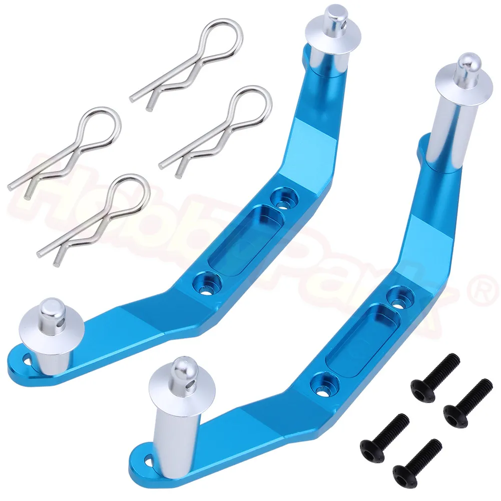 Aluminum Front & Rear Body Mounts with Body Post Mount for 1/10 Traxxas