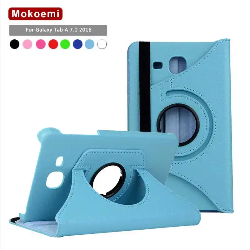 

Mokoemi 360 Rotation Flip Stand 7.0"For Samsung Galaxy Tab A 7.0 2016 Case For Galaxy Tab A 7.0 T280 T285 Tablet Case Cover