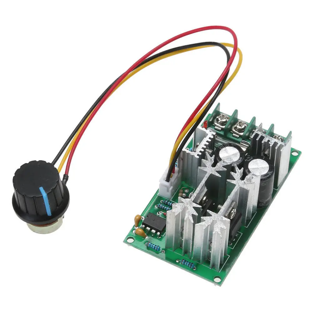 NEW PWM Fan Motor Speed Controller Module 1200W 20A DC 12V/24V/36V/48V/60V 25KHZ afbeelding