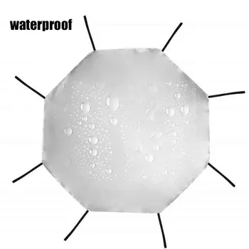 

Windproof Protective Puppy Foldable Sun Shade Durable Octagon Outdoor Indoor Pool Polyester Waterproof House Dog Crate Cover