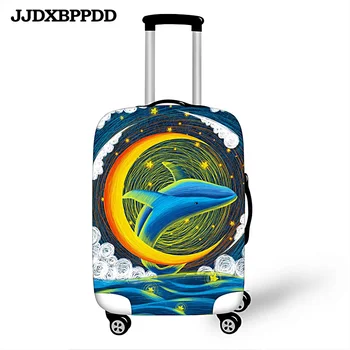 

JDXBPPDD Thicker Travel Luggage Suitcase Protective Cover for Trunk Case Apply to 18''-32'' Suitcase Cover Elastic Perfectly
