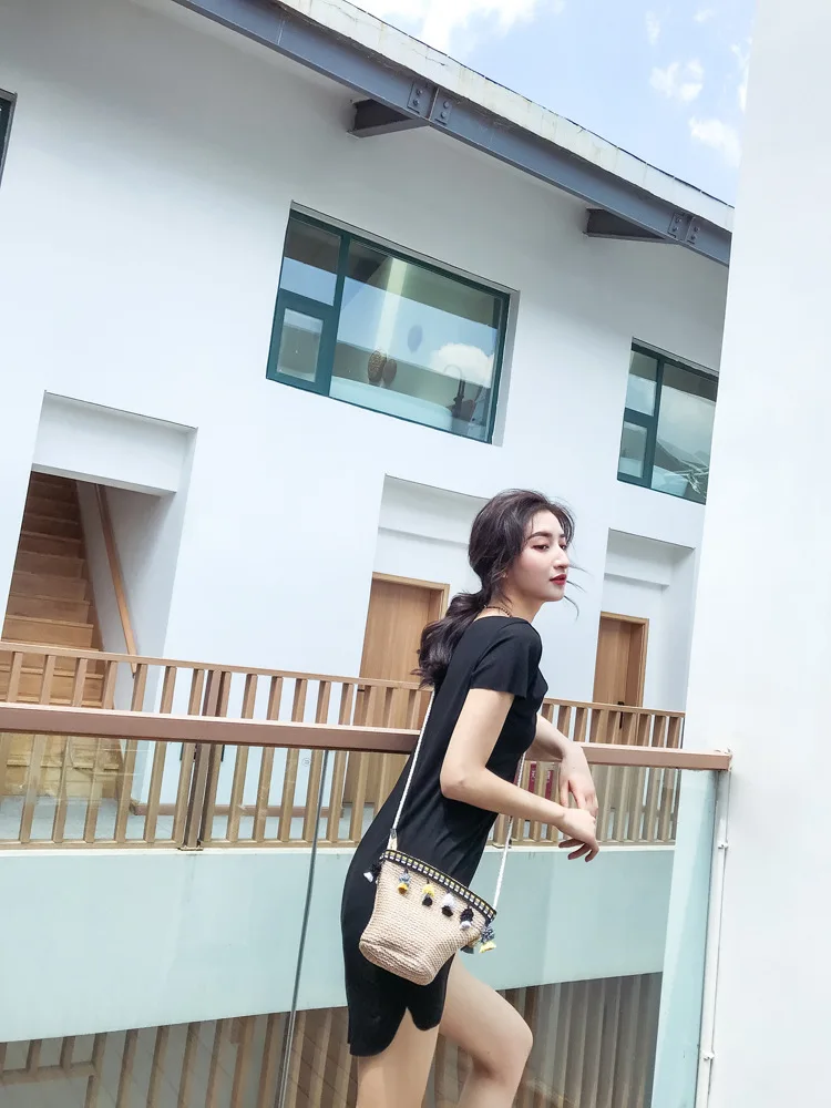 Ночное эротическое нижнее белье стиль удобные с короткими рукавами Сексуальная Очаровательная ночная рубашка цельное женское тонкое базовое нижнее белье
