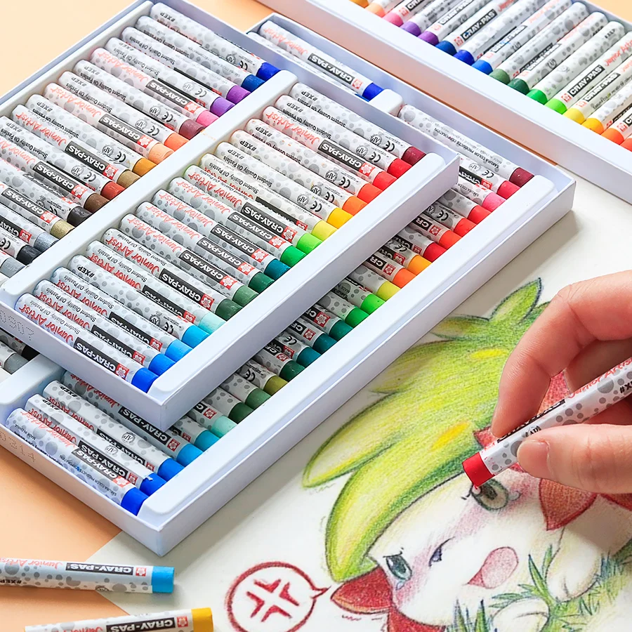 

Oil Pastels Children's Creative Graffiti Crayons Pastels Pens Safe Non-toxic Oil Brush Colorful Painting Art School Supplies