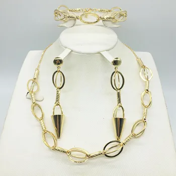 

Rose Gold Color Crystal Necklace Earring Bracelet Ring Set Rhinestone New Simple Party Dress Jewelry Sets For Women