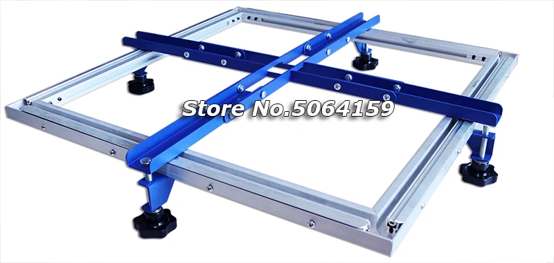 INTBUYING Manual Screen Stretcher 24"x24" Simple Mesh Screen Stretching Equipment for Silk Printing