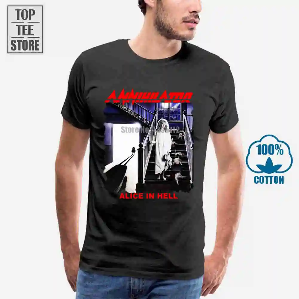Annihilator Alice In Hell 1989 Album Cover T Shirt | Мужская одежда