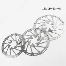 Велосипедный тормозной ротор 160 180 203 мм велосипедный дисковый тормозной ротор на MTB горный велосипед Велоспорт тормозной ротор с 6 шт. T25 болты