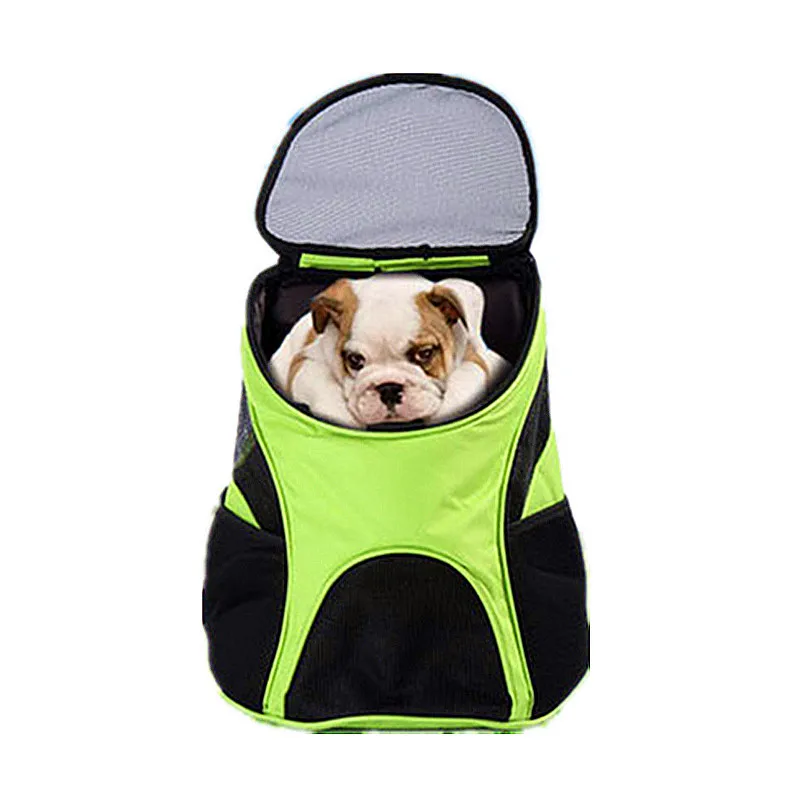 Рюкзак для переноски домашних собак и кошек, дышащие рюкзаки с двойным плечом на открытом воздухе, спортивный дорожный с молнией, сумка для переноски на открытом воздухе