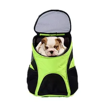 Рюкзак для переноски домашних собак и кошек, дышащие рюкзаки с двойным плечом на открытом воздухе, спортивный дорожный с молнией, сумка для переноски на открытом воздухе