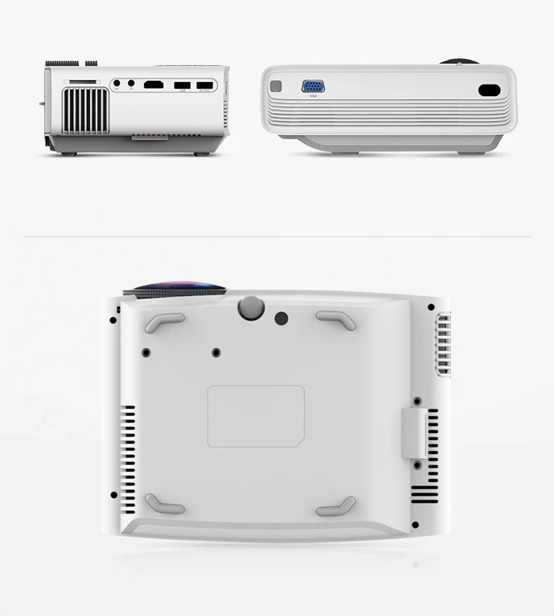 YG400 Мини Портативный светодиодный проектор 1000 люмен 800*480 точек/дюйм ЖК-проектор для домашнего кинотеатра Поддержка 1080P проектор HDMI VGA USB проектор