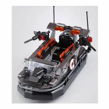 

06017 Military Boats Model Educational Assembled Building Blocks Toy Adult Children Motorboat Ship Model Ceremony