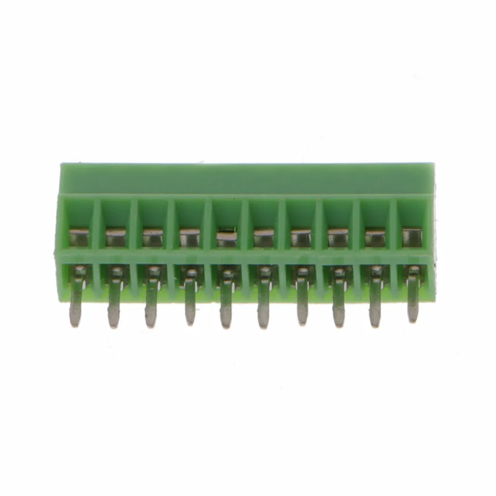 10 шт. 2Pin-10Pin винт PCB Универсальный винтовой клеммные блоки разъем 2,54 мм шаг