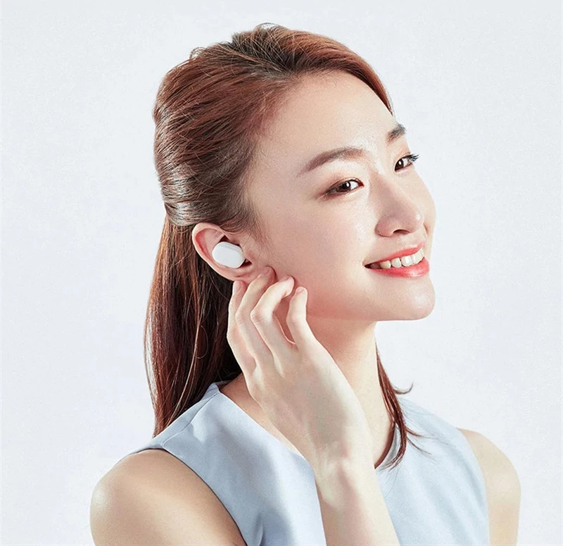 Оригинальные Xiaomi Bluetooth наушники Молодежная гарнитура AirDots Беспроводная bluetooth-гарнитура мини для спортивного привода