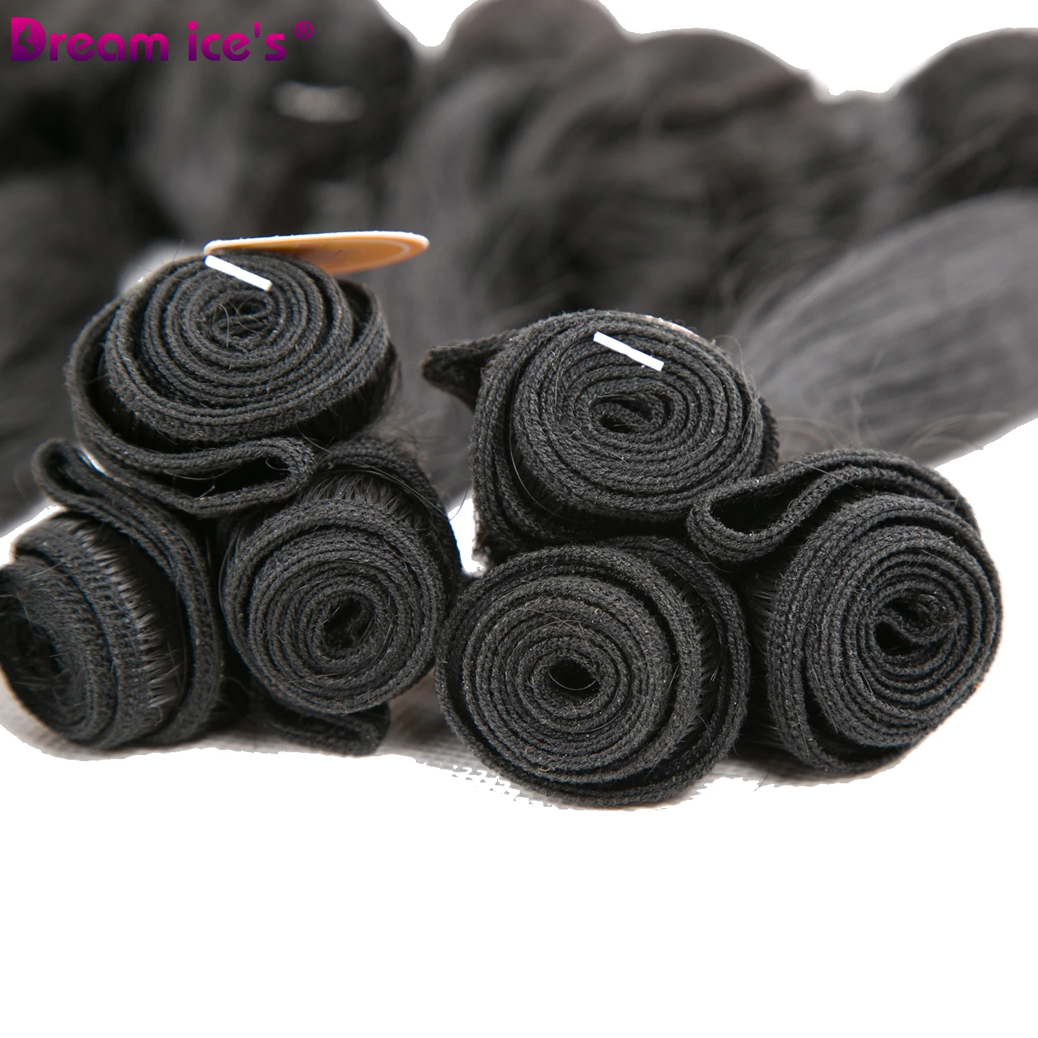 com um mini fechamento extensões de cabelo sonho gelo
