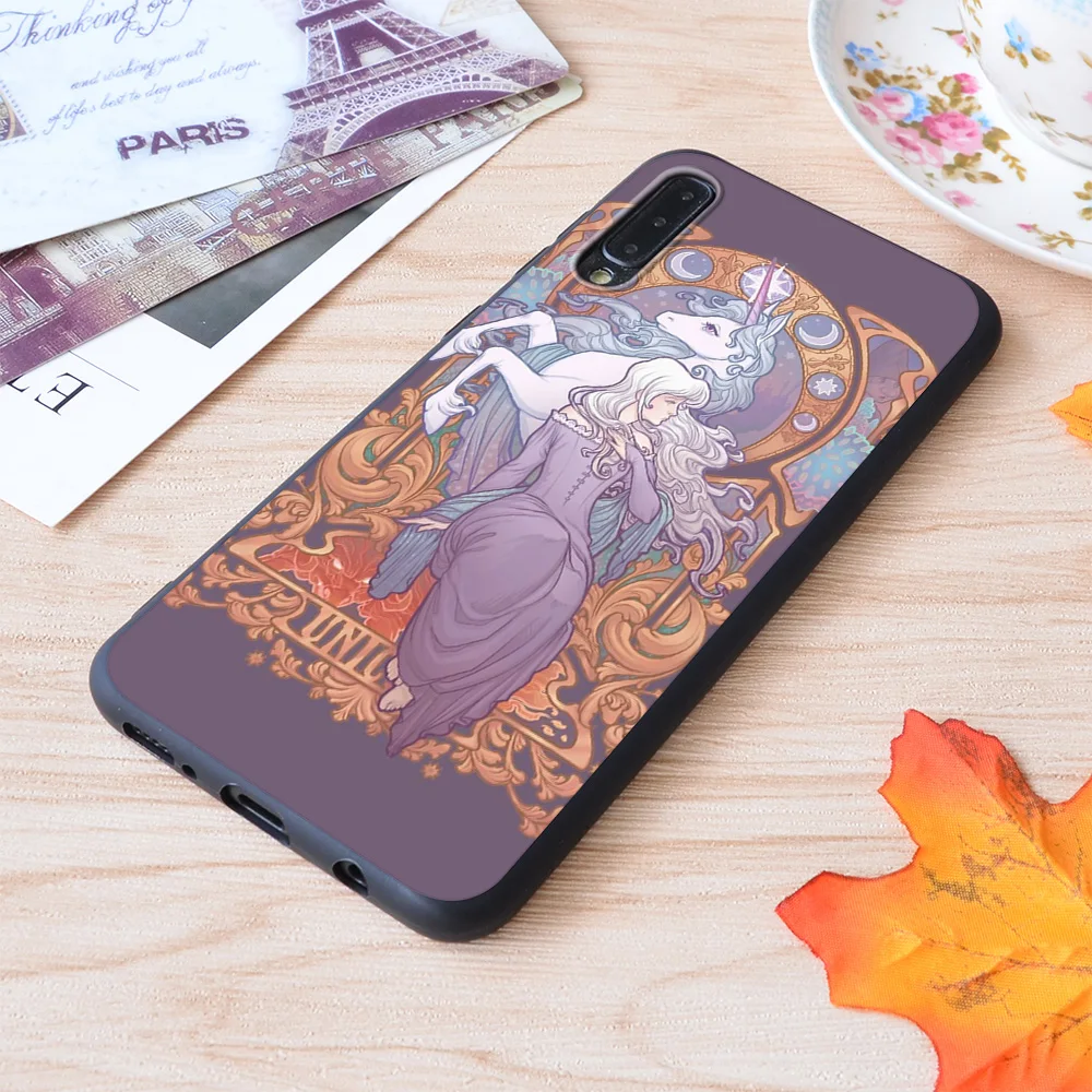

Lady Amalthea The Last Unicorn Print Soft Silicone Matt Case For Samsung Galaxy S Note and Galaxy A