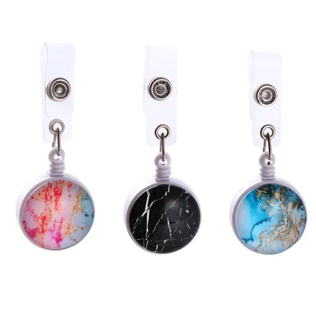 

Retractable Exquisite Reinforced Key Holder Badge Holders ID Holders Badge Clips Reel Clips