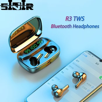 

R3 Bluetooth Headphones Wireless Earphones 5.0 IPX Headset Hands Free Earphone Sport Earbuds For Iphone Huawei Samsung Xiaomi