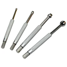 4 шт., небольшой диаметр отверстия, 4 шт., Тип шарика, телескопический измерительный прибор, измерительные инструменты, регулируемый практичный Тип шарика 3-14 мм