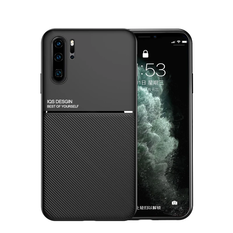 Кожаный силиконовый чехол для Huawei P40 P30 Pro Lite P20 Mate 20 P20Pro P30Pro Honor 10 10i 8X Honor20 телефона в