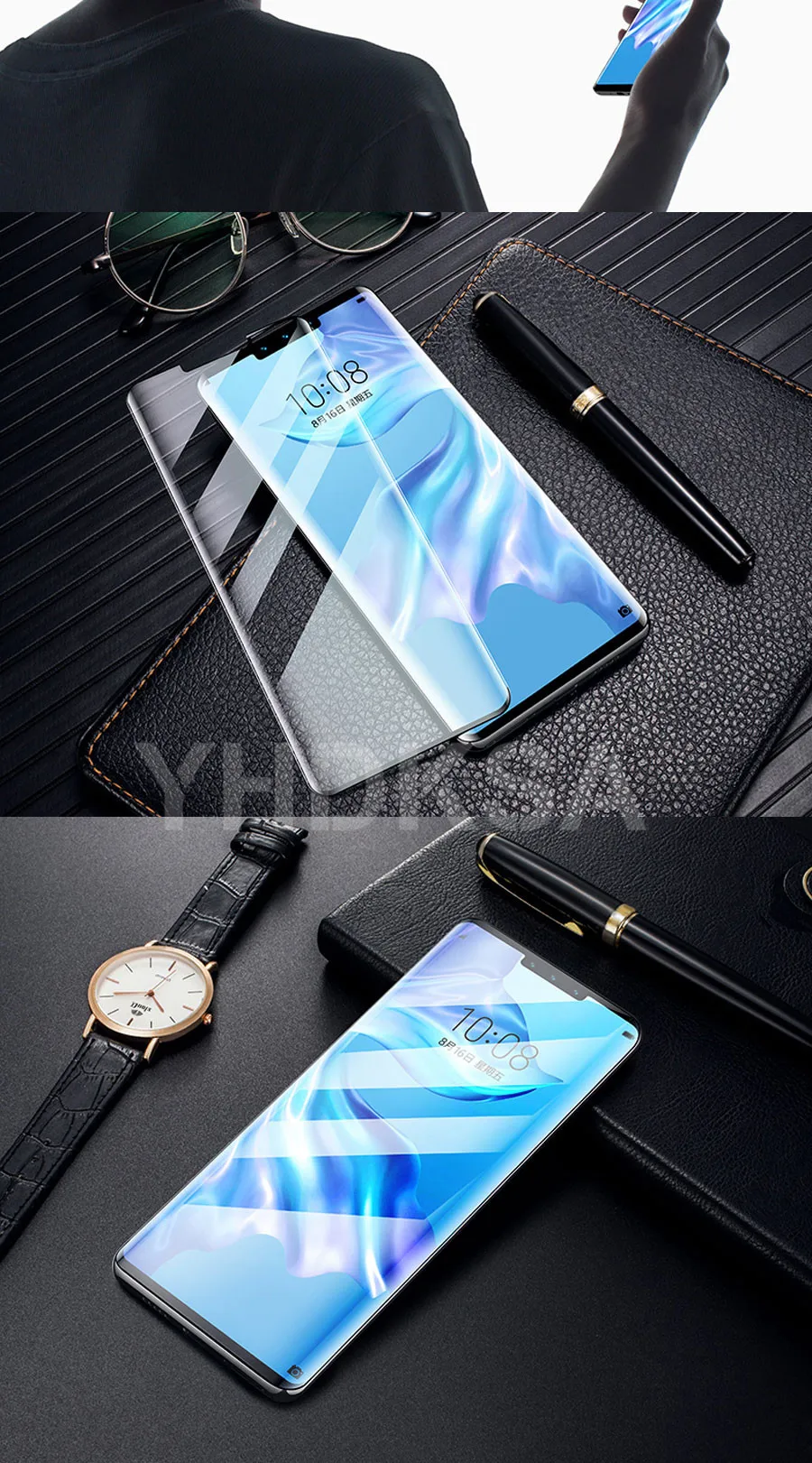 100D стекло для huawei mate 30 20 Pro 30 20 10 Lite 20X защитная пленка из закаленного стекла mate 10 Pro 9 Lite