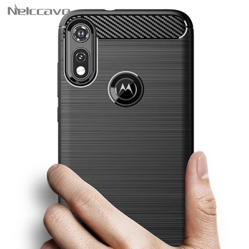 

50Pcs Carbon Fiber Silicone Case For Motorola Moto One Visior Zoom Actior Macro P50 P40 Note Power Play P30 Z4 E5 E3 E7 Cover