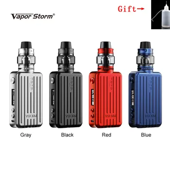 

Vapor Storm Trip 200W Bypass Box Mod Electronic Cigarette Sliding Top Filling Tank Display VW TCR CCW RBA Tank Huge Vape Mod Kit