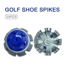 20 шт обувные насадки с шипами для гольфа быстро вращающиеся профессиональные шипы для клюшки для гольфа удобные и прочные Сменные мягкие шипы