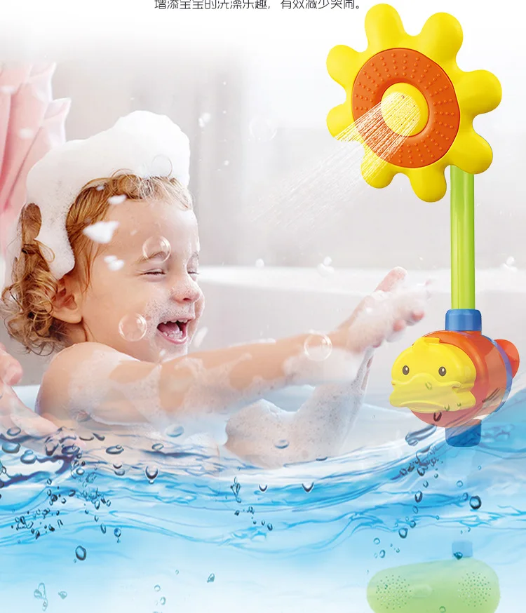 CIKOO поставщик электроэнергии коробка душ играть с водой игрушка детская Ванна играть водопроводный кран воды всплеск восьмиугольная море