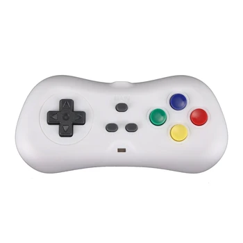 

WG01 Mini TV Game Console 2.4G 1080P HD Wireless Game Dongle Wireless Controller Gamepad Built-In 200 Games Double Version(White