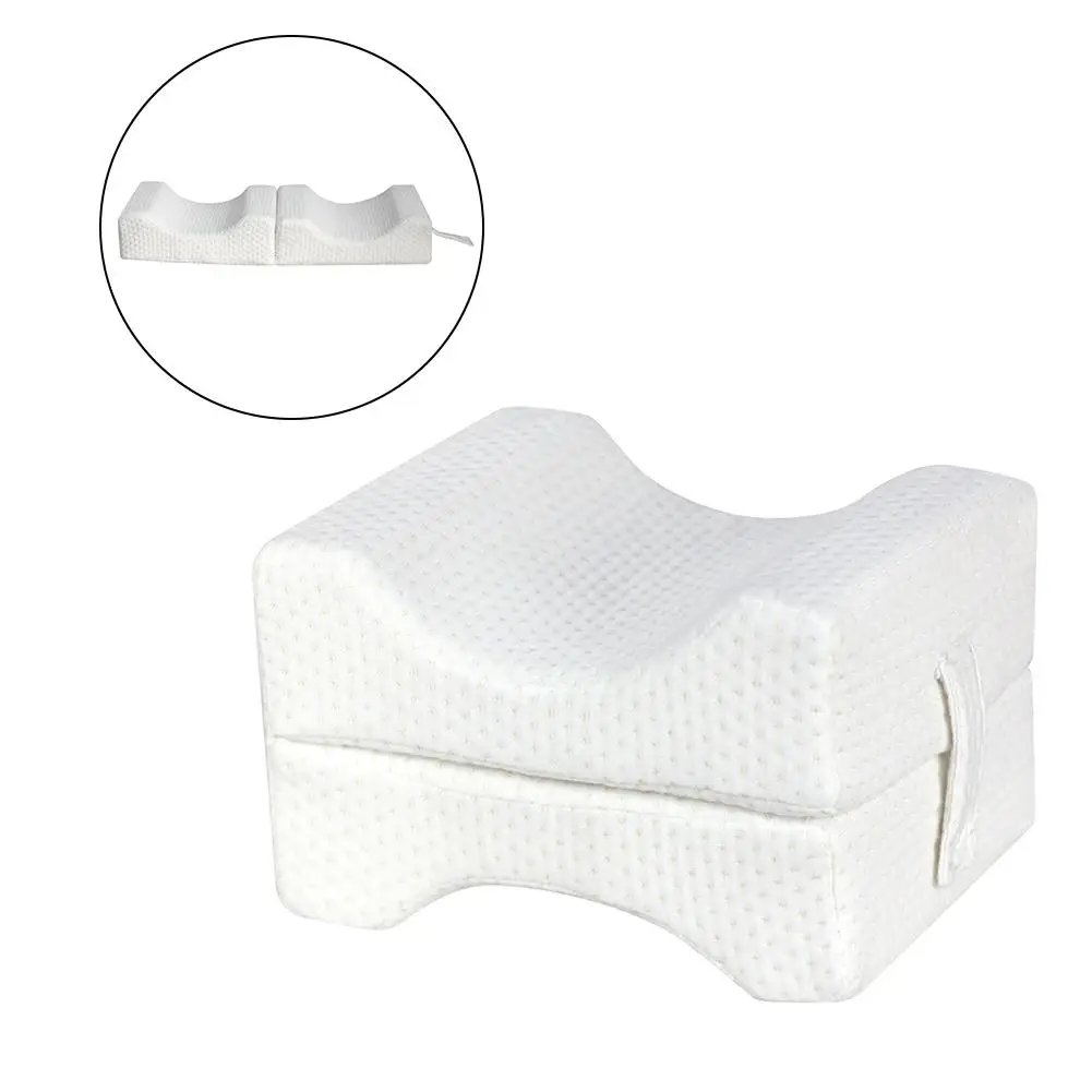 

Knee Leg Pillow Dual-purpose Comfortable Memory Foam Knee Pillows For Sciatica Relief Back Pain Leg Pain Pregnancy Sleep Pillows