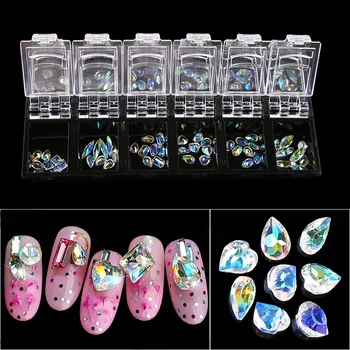 

best Nail Glitter Shiny Matte Shell colorful Nail Art Pigment Dust Powder Manicure Nail Decorations LB01