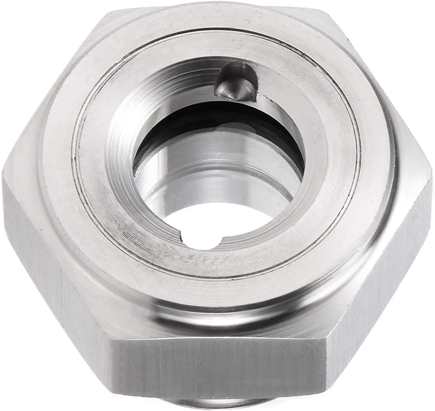 1/4 BSP Brass Or Stainless Steel Oil Level Sight Glass,Oil Viewports,Sight Plugs,Oil Indicator Window For Air Compressor Gearbox