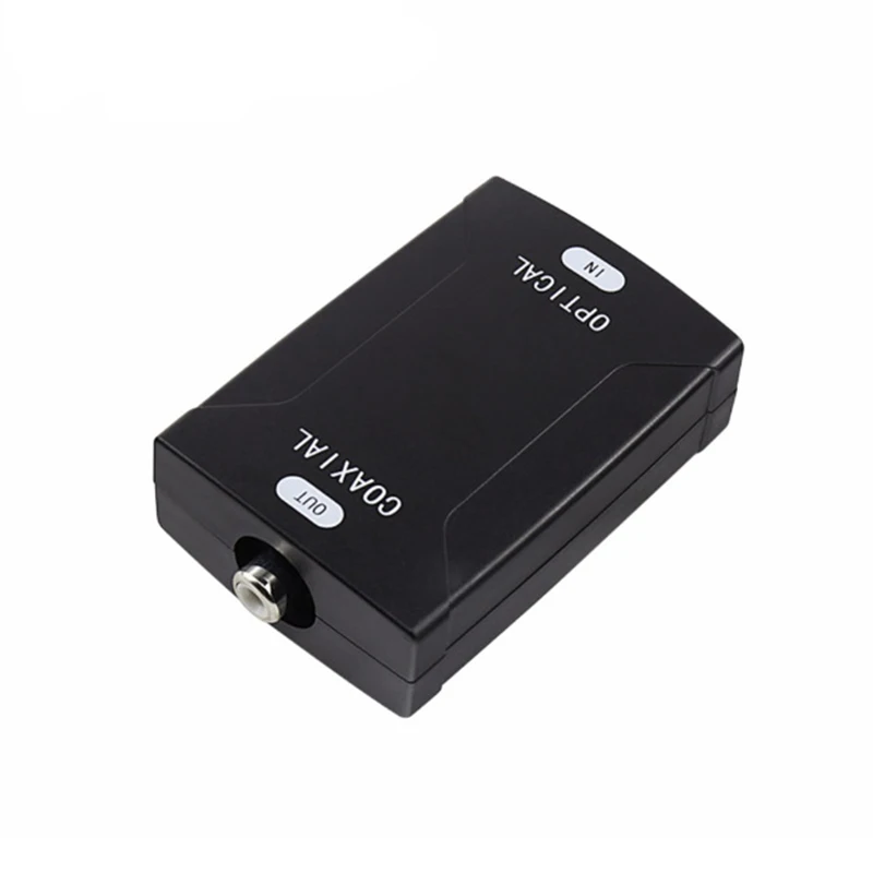 

Digital Coaxial RCA To Optical Stereo Audio Spdif Toslink Signal Audio Converter Amplifier Decoder Adapter