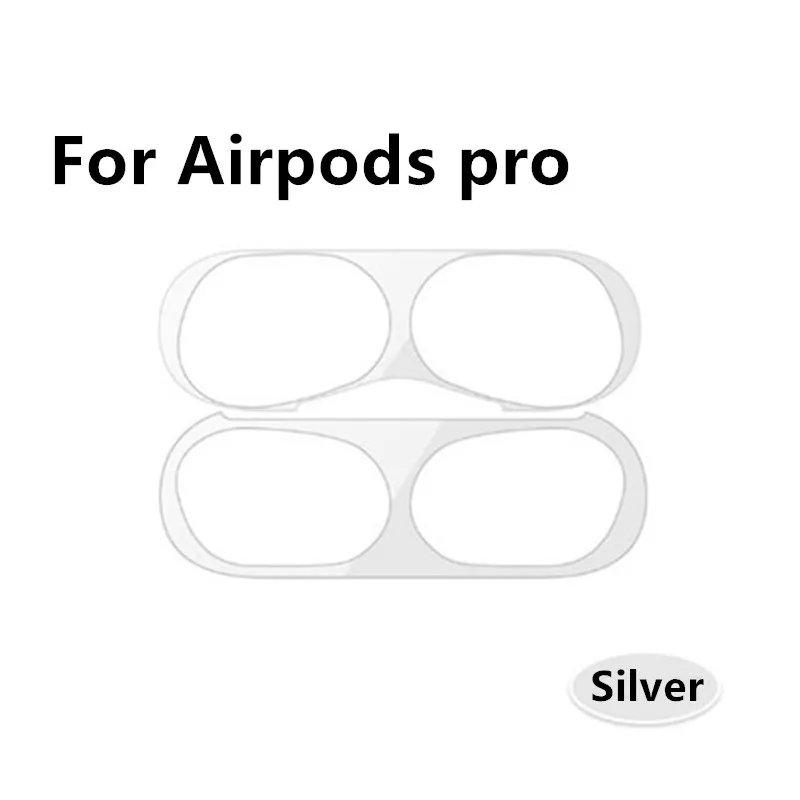 Для Airpods Pro 2 Чехол с металлической защитой от пыли беспроводные наушники защита от пыли для Air pods 2 pro 3 1 Eirpods Airpots кожа autocolantes - Цвет: For Airpods Pro