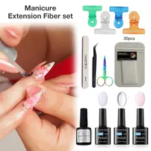 Профессиональный набор для ногтей из стекловолокна, наращивание ногтей для наращивания ногтей, советы для наращивания ногтей, маникюрный салонный набор инструментов