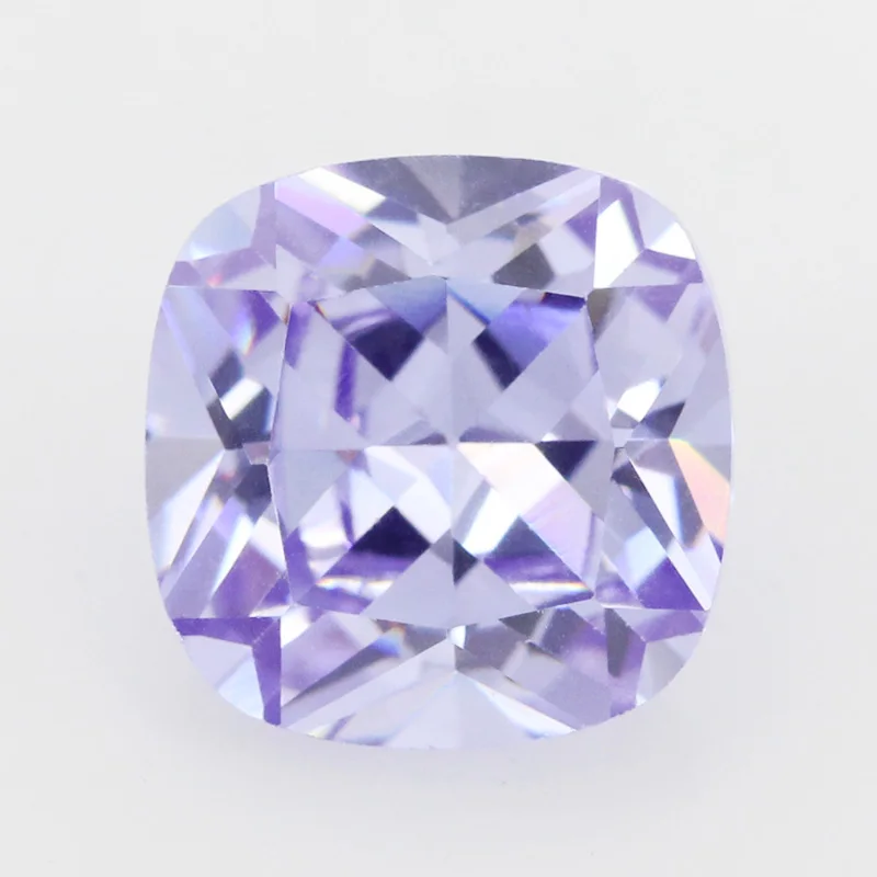 Cubic Zirconia Stone Multicolor Square Cushion Shape Cut Loose CZ Stones Synthetic Gems Beads For Jewelry 2x2~12x12mm AAAAA
