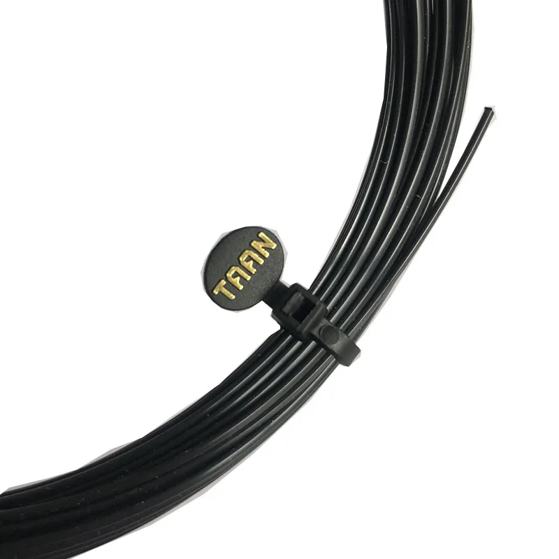 Raqueta de tenis TAAN T9 auténtica, cuerdas de tenis de poliéster Tacto suave, 1,15mm, 12M, sin embalaje, 1 ud.